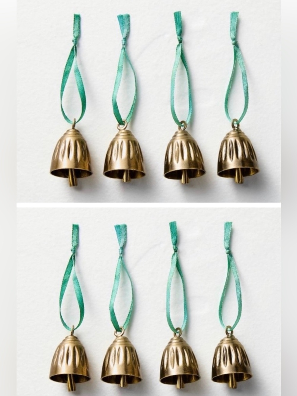 2 Sets | 4pk Bell Christmas Holiday Gift Toppers - Hearth & Hand™ with Magnolia